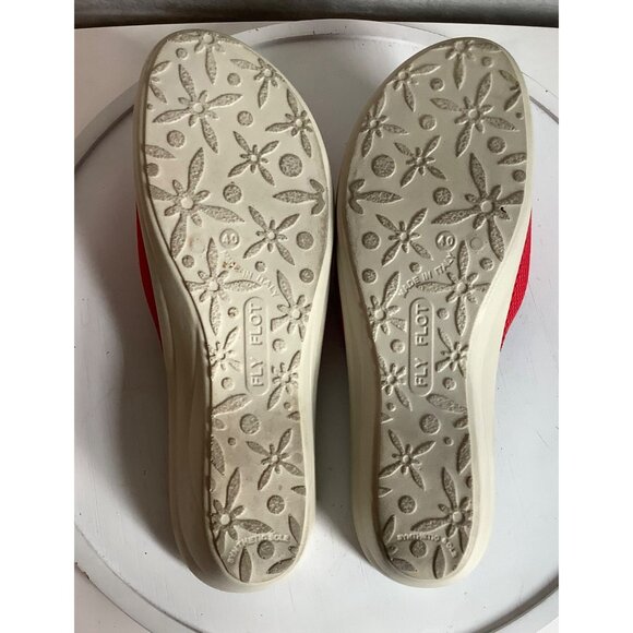 Fly Flot Anatomic Anti Shock Wedge Cloth Slip On Sandals Women EU 40 Italy Made - Picture 6 of 6